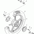 XV1100F/XV1100FC Переднее колесо