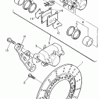 FZR600R Задний суппорт тормозной