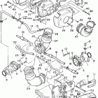 XV750F/XV750FC Впускная система