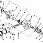 PW 50 Коленчатый вал и Поршень