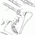 VMX12FC/VMX12F Цепь механизма газораспределения