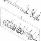 XV750F/XV750FC Вилки переключения