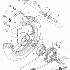 FZR600R Заднее колесо