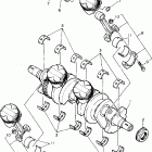 FZR600RFC Коленчатый вал и Поршень