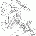 XJ 600S Заднее колесо