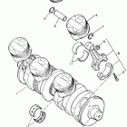 FZR1000 Коленчатый вал и Поршень