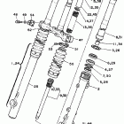 XT 350 Передняя вилка