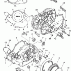 XV1100F/XV1100FC Крышка картера двигателя