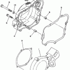 YZ 80 Крышка картера двигателя