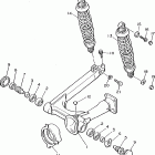 XV1100F/XV1100FC Задний рычаг подвески