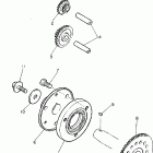 FZR600RFC Муфта стартера