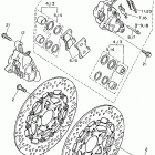 VMX 1200 Передний тормозной суппорт