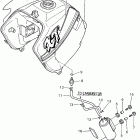 XT 600 Топливный бак  (только шт. Калифорния)
