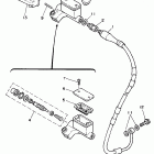 WR 250 Главный тормозной цилиндр,передний