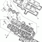 FZR600RFC Головка цилиндра