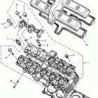 FZR600R Головка цилиндра