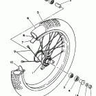 YZ 80 Переднее колесо