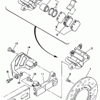 YZ 80 Задний суппорт тормозной