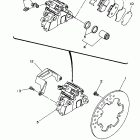 YZ 125 Задний суппорт тормозной