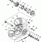 TW 200E Заднее колесо
