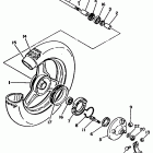 PW 50 Переднее колесо
