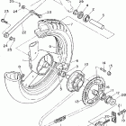 FZR600RFC Заднее колесо