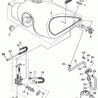 XV750F Virago 750 Топливный бак (только шт.Калифорния)
