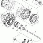 FZR600RFC Сцепление