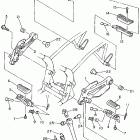 XJ 600S Подножки