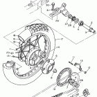 XT 600 Заднее колесо