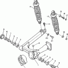 XV750F/XV750FC Задний рычаг подвески