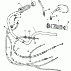XV 1100 Steering handle  cable
