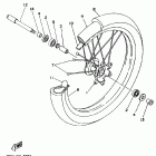 WR 250 Переднее колесо