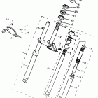 PW 50 Передняя вилка