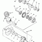 XT 225 Коленчатый вал и Поршень