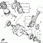 XV1100E/XV1100EC Коленчатый вал и Поршень