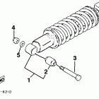 XT 225 Амортизаторы задние