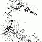 PW 80 Заднее колесо