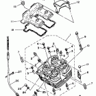 XT 350 Головка цилиндра