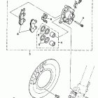 WR 250 Передний тормозной суппорт