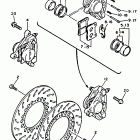 Virago 750 Передний тормозной суппорт