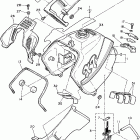 XT 600E Топливный бак