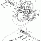 YZ 125 Заднее колесо
