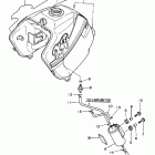 XT 600E Топливный бак  (только шт. Калифорния)
