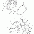 TW 200E Крышка картера двигателя