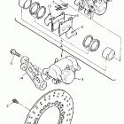 FZR1000 Задний суппорт тормозной