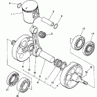WR 500Z Коленчатый вал и Поршень
