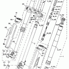 YZ 125 Передняя вилка