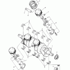 FZR600R Коленчатый вал и Поршень