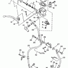 TDM 850E Главный тормозной цилиндр,передний